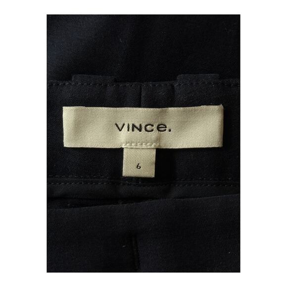 Vince Pants Stretch-Cotton Boot-Cut Trouser navy blue size 6 - Picture 5 of 5